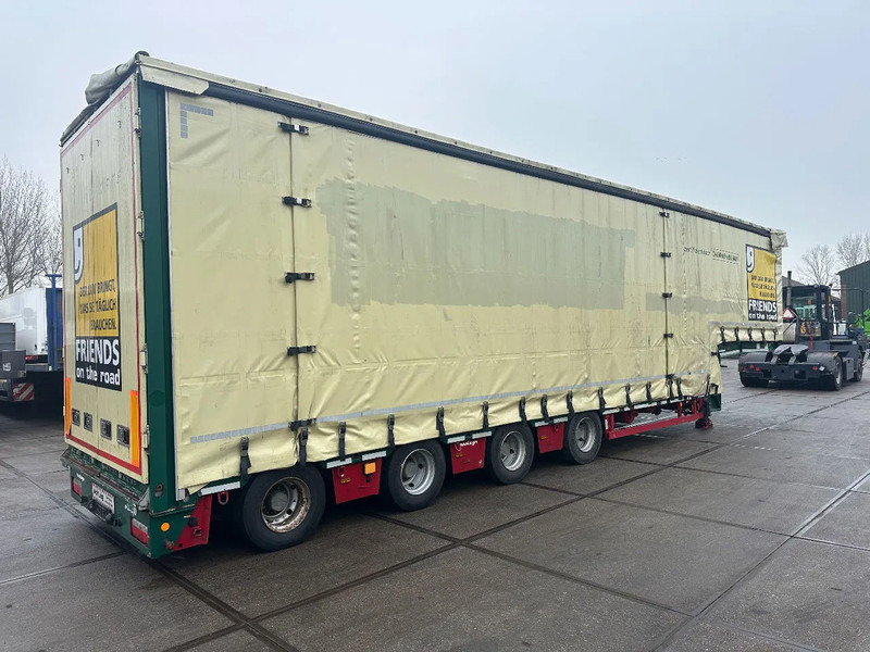 MEUSBURGER 4 axel steering, Double extendable up to 28 meters, extendable up to 3.2 meters, radio controlled, sliding roof - Low loader semi-trailer: picture 3 MEUSBURGER 4 axel steering, Double extendable up to 28 meters, extendable up to 3.2 meters, radio controlled, sliding roof - Low loader semi-trailer: picture 3