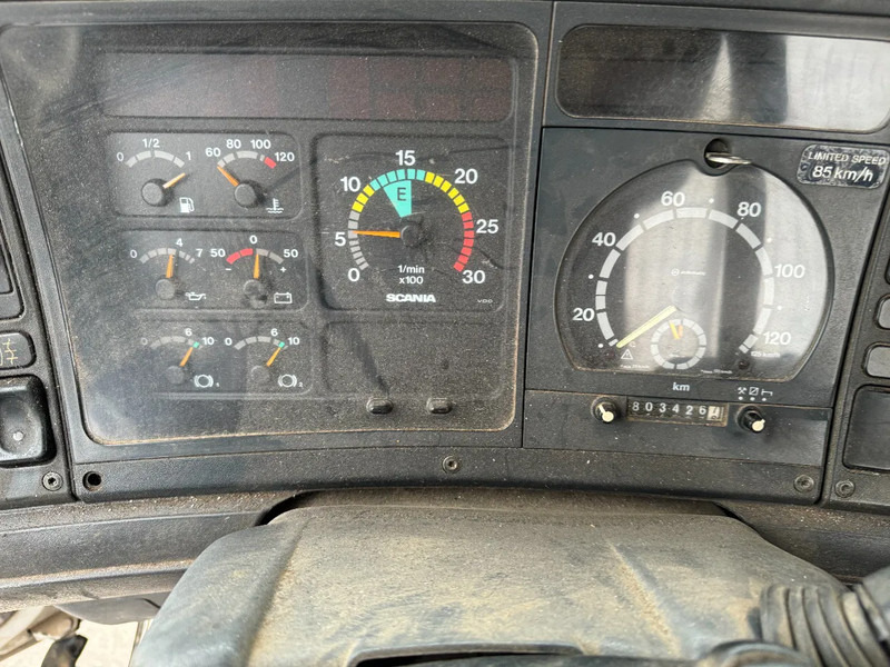 Dropside/ Flatbed truck, Crane truck Scania P124-360 6X4 EURO 2 HIAB 200 C-5 ALL 2000: picture 20