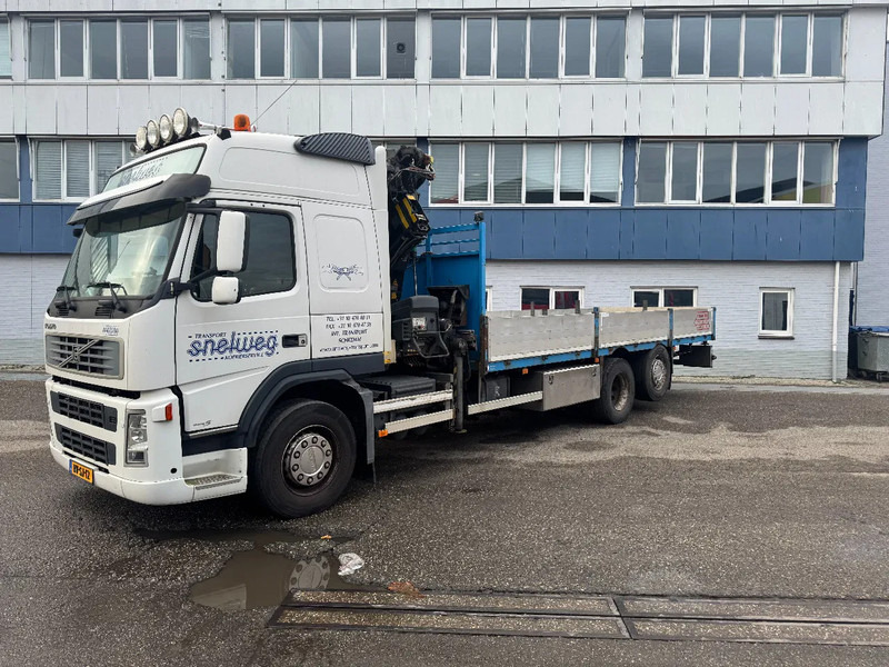 Dropside/ Flatbed truck, Crane truck Volvo FM 9.340 6X2 EURO 5 HIAB 211 EP3 + REMOTE CONTROL: picture 11