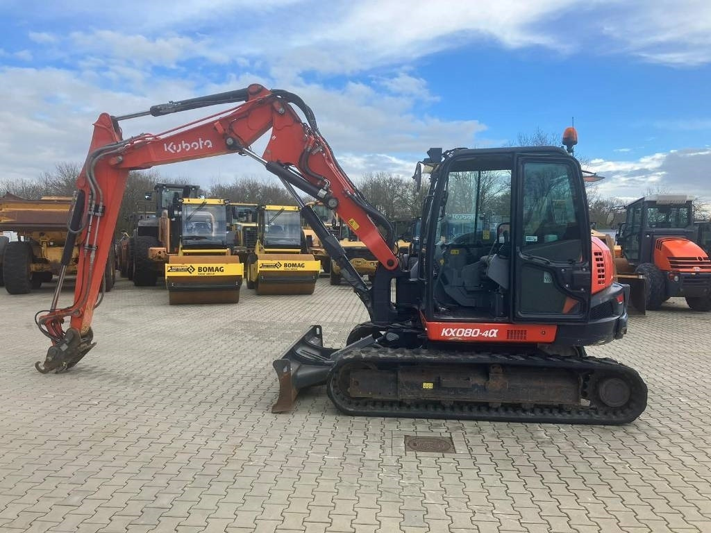 Kubota KX 080-4 Zentralschmierung - Mini excavator: picture 1 Kubota KX 080-4 Zentralschmierung - Mini excavator: picture 1