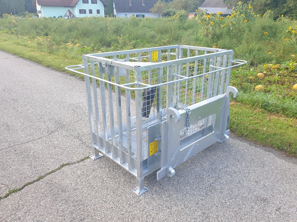 Work Platform galvanized - Attachment for Telescopic handler: picture 4 Work Platform galvanized - Attachment for Telescopic handler: picture 4
