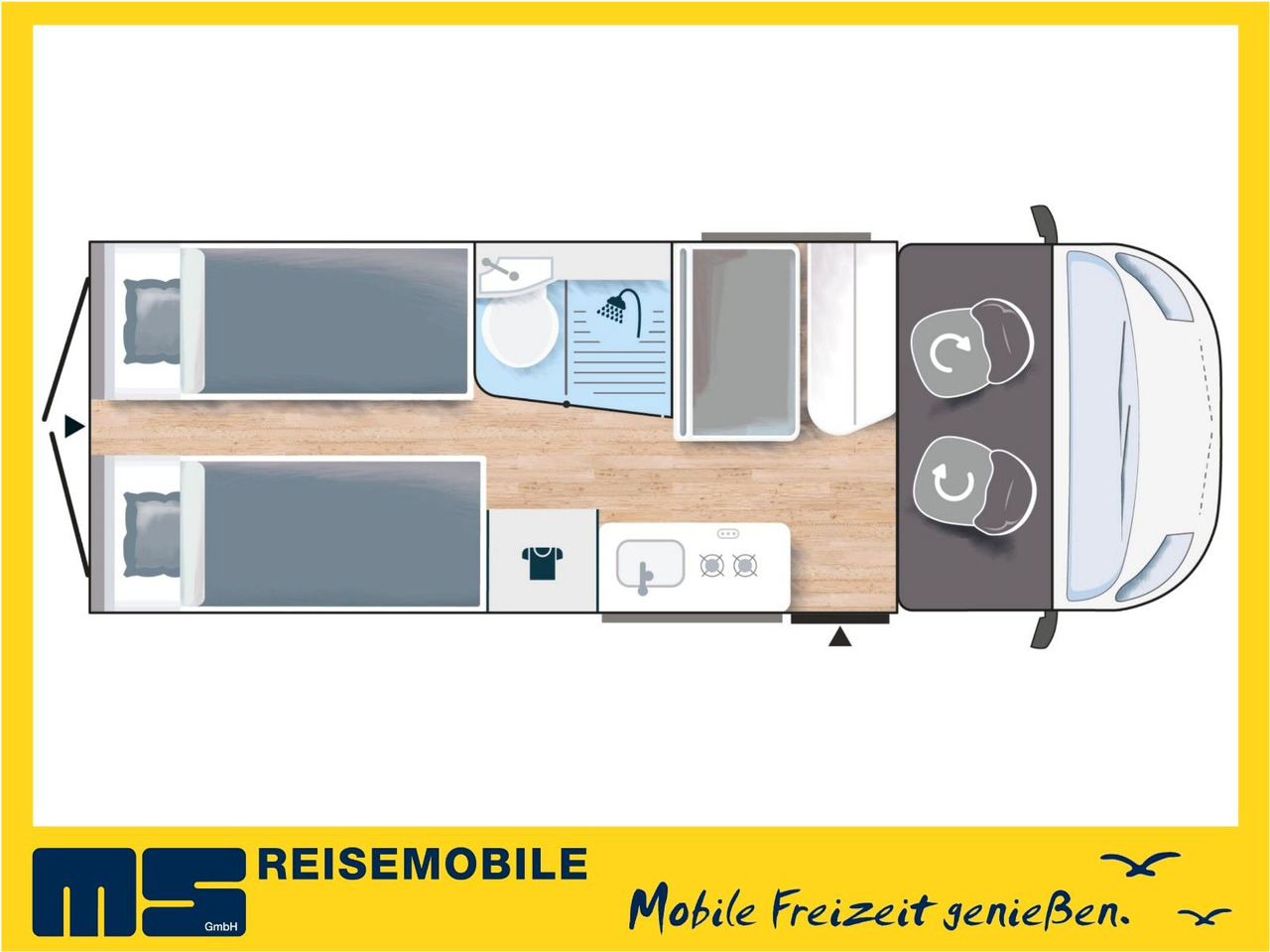 Chausson V697 FIRST LINE / -2025- / 140PS / EINZELBETTEN - Camper van: picture 2 Chausson V697 FIRST LINE / -2025- / 140PS / EINZELBETTEN - Camper van: picture 2