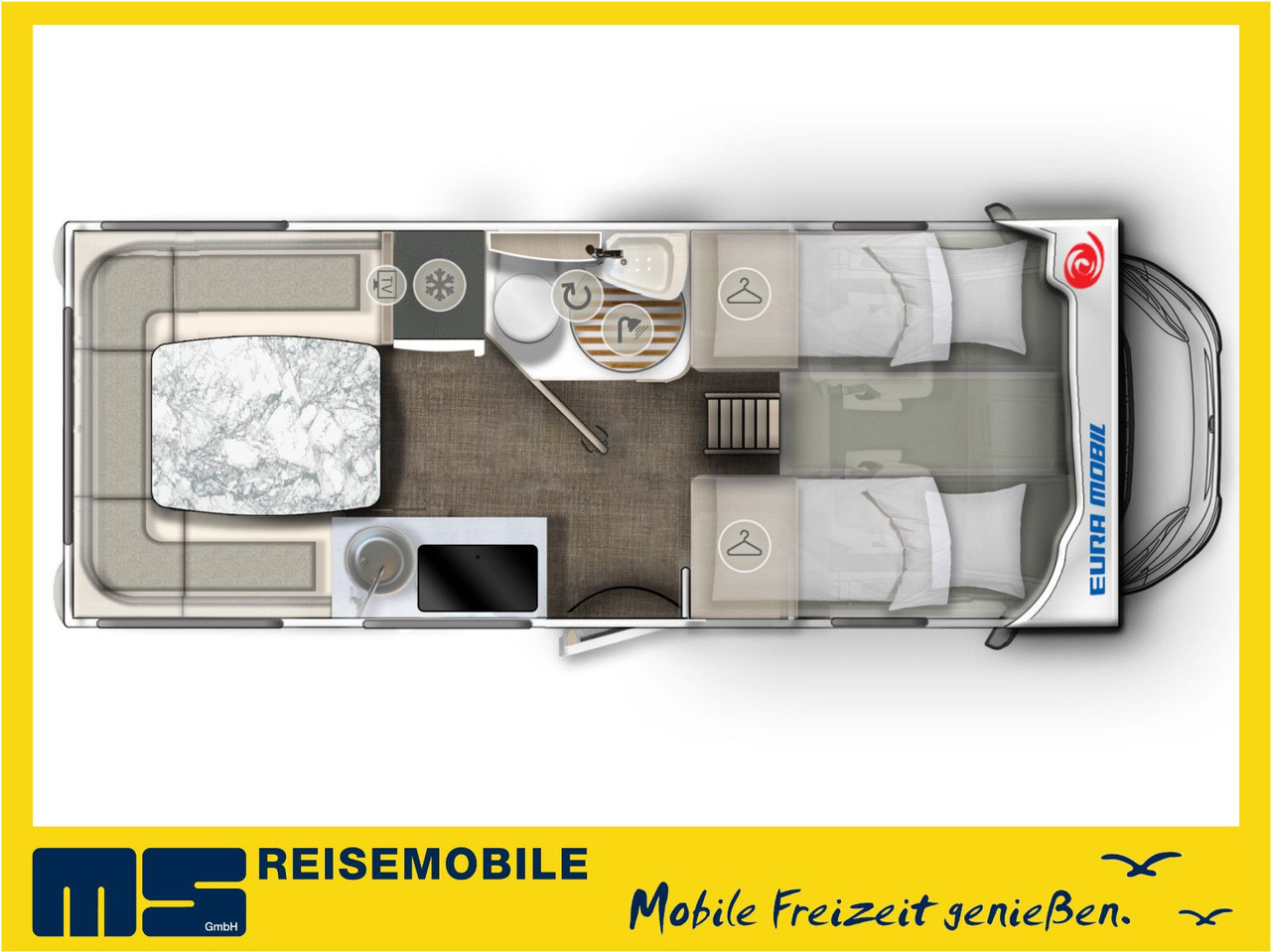 Eura Mobil ACTIVA ONE 650 HS /-2025-/ HECKSITZ&EINZELBETTEN - Alcove motorhome: picture 2 Eura Mobil ACTIVA ONE 650 HS /-2025-/ HECKSITZ&EINZELBETTEN - Alcove motorhome: picture 2
