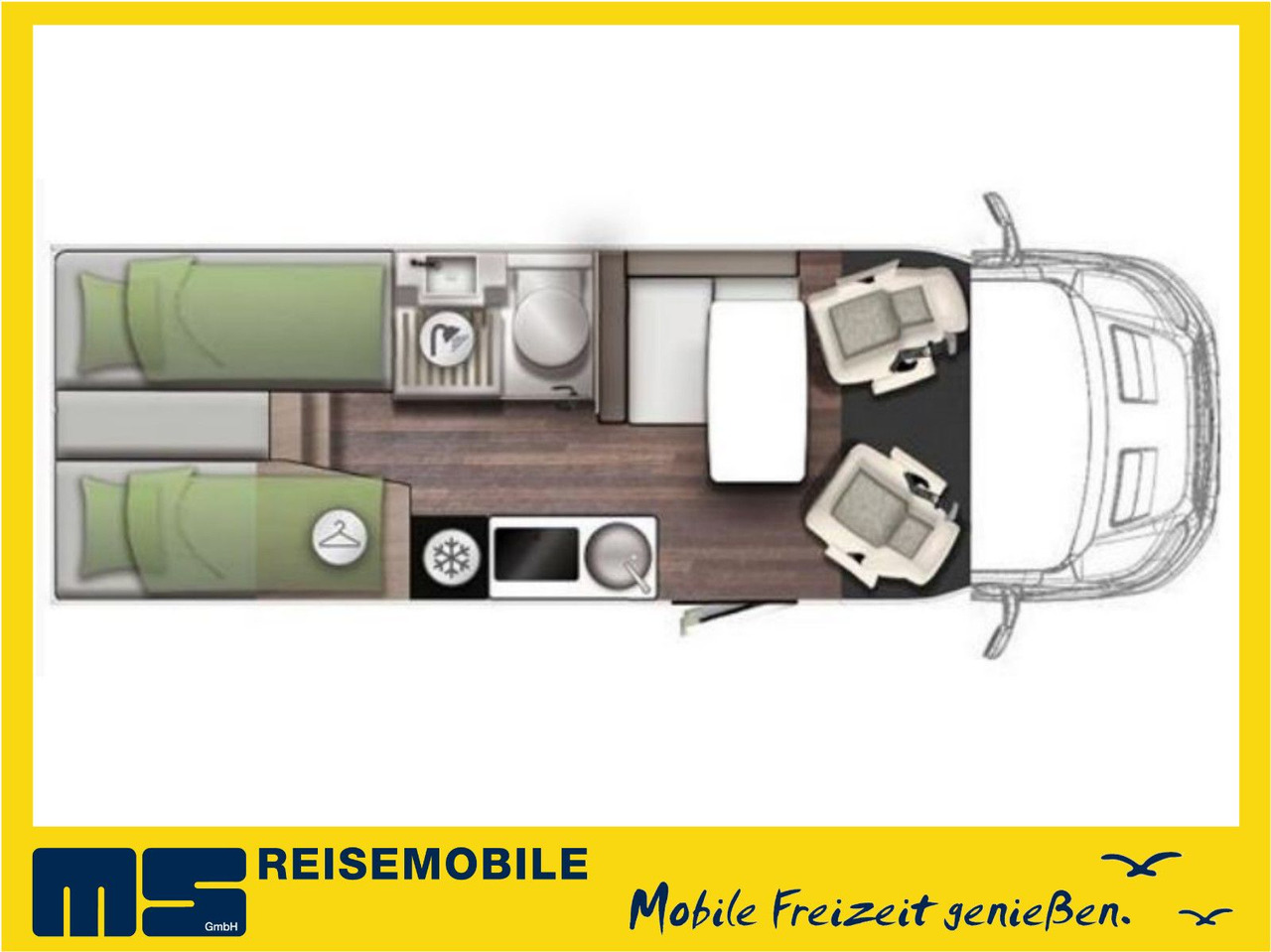 Forster T 669 EBN COUPÈ / -2025- / 165PS / EINZELBETTEN - Semi-integrated motorhome: picture 2 Forster T 669 EBN COUPÈ / -2025- / 165PS / EINZELBETTEN - Semi-integrated motorhome: picture 2