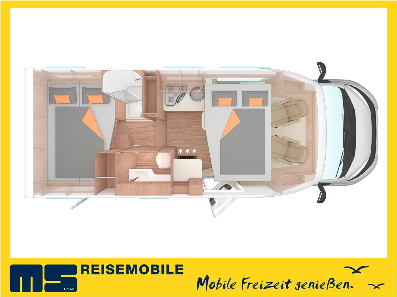 Weinsberg CARASUITE 650 MG / 140PS / HECKBETT & HUBBETT - Semi-integrated motorhome: picture 2 Weinsberg CARASUITE 650 MG / 140PS / HECKBETT & HUBBETT - Semi-integrated motorhome: picture 2