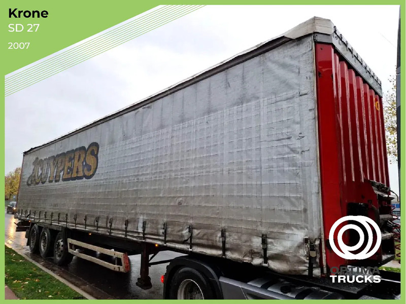 Krone SD 27 / HUBDACH / TOIT LEVANT / HEFDAK / COIL / COILMULDE / FOSSE Á BOBINE - Curtainsider semi-trailer: picture 1 Krone SD 27 / HUBDACH / TOIT LEVANT / HEFDAK / COIL / COILMULDE / FOSSE Á BOBINE - Curtainsider semi-trailer: picture 1