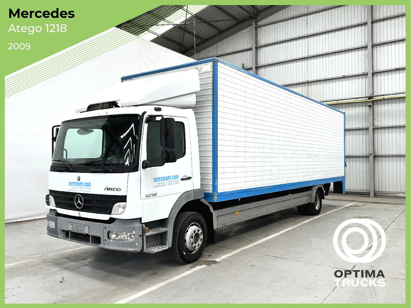 Mercedes-Benz Atego 1218 SIDE DOOR / LIFT / LAMMES - LAMMES / BLATT - BLATT - Box truck: picture 1 Mercedes-Benz Atego 1218 SIDE DOOR / LIFT / LAMMES - LAMMES / BLATT - BLATT - Box truck: picture 1