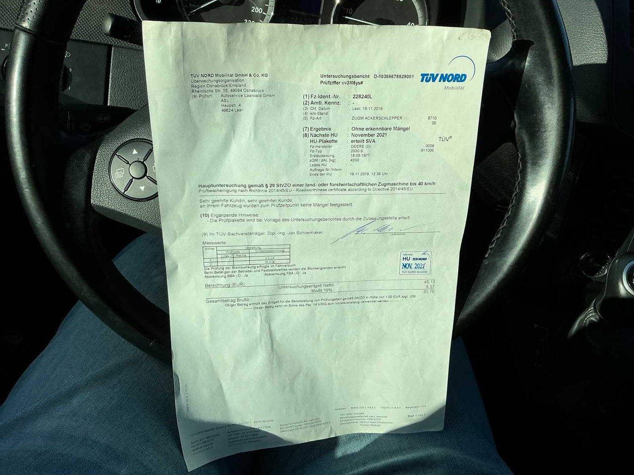 Farm tractor 1977 JOHN DEERE 2030S ALL-WHEEL DRIVE FARM TRACTOR: picture 42