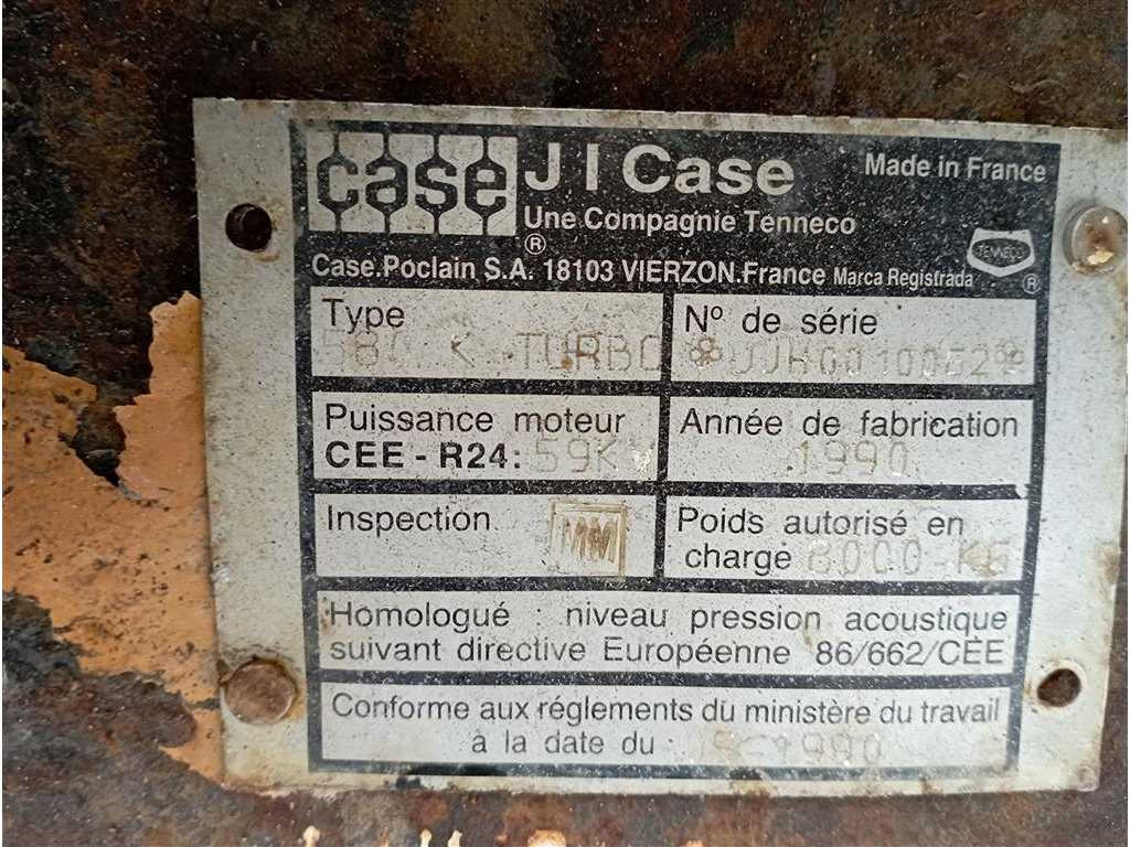 Wheel excavator 1990 CASE 580K TURBO WHEELED EXCAVATOR: picture 6 Wheel excavator 1990 CASE 580K TURBO WHEELED EXCAVATOR: picture 6