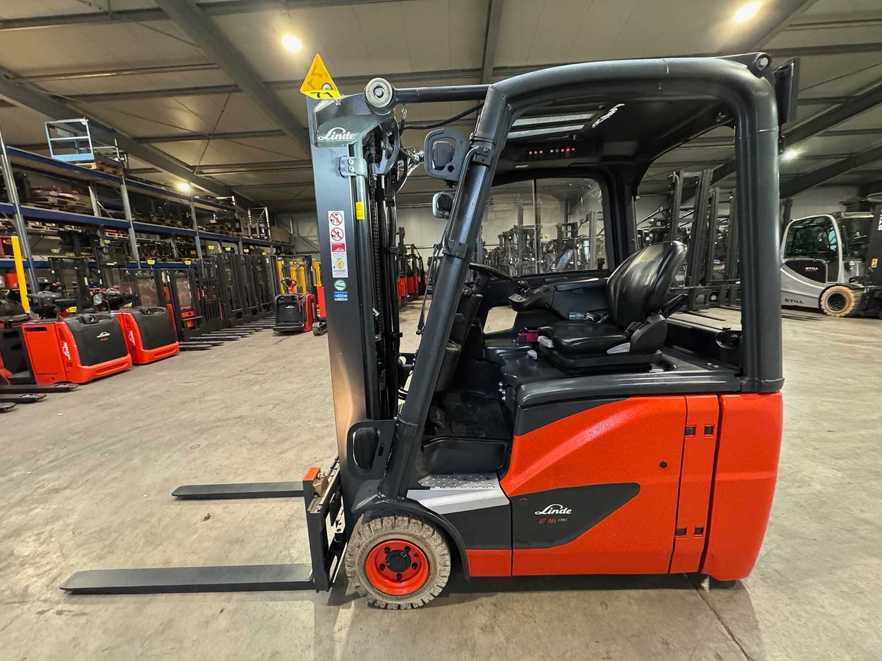 2019 SERVICE + UVV 12/2026 LINDE E16 1,600KG TRIPLEX ELECTRIC FORKLIFT 5,409 HOURS - Forklift: picture 2 2019 SERVICE + UVV 12/2026 LINDE E16 1,600KG TRIPLEX ELECTRIC FORKLIFT 5,409 HOURS - Forklift: picture 2