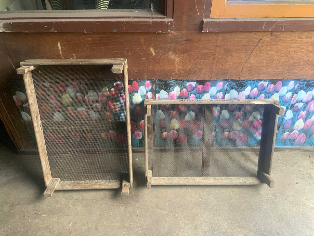 Wooden mesh tray (2500x) - Agricultural machinery: picture 1 Wooden mesh tray (2500x) - Agricultural machinery: picture 1