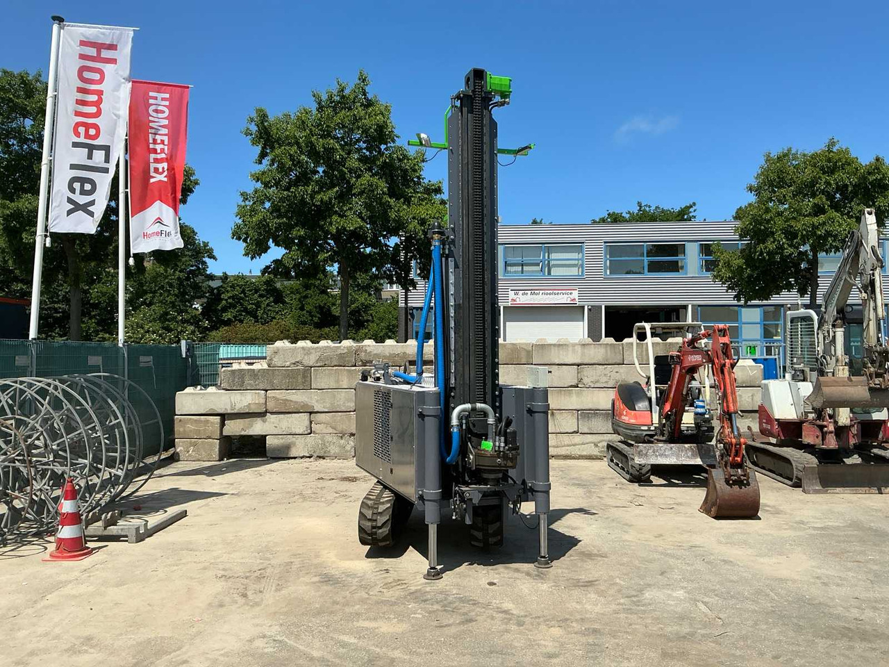 Auger rig with augers - Auger for Agricultural machinery: picture 2 Auger rig with augers - Auger for Agricultural machinery: picture 2