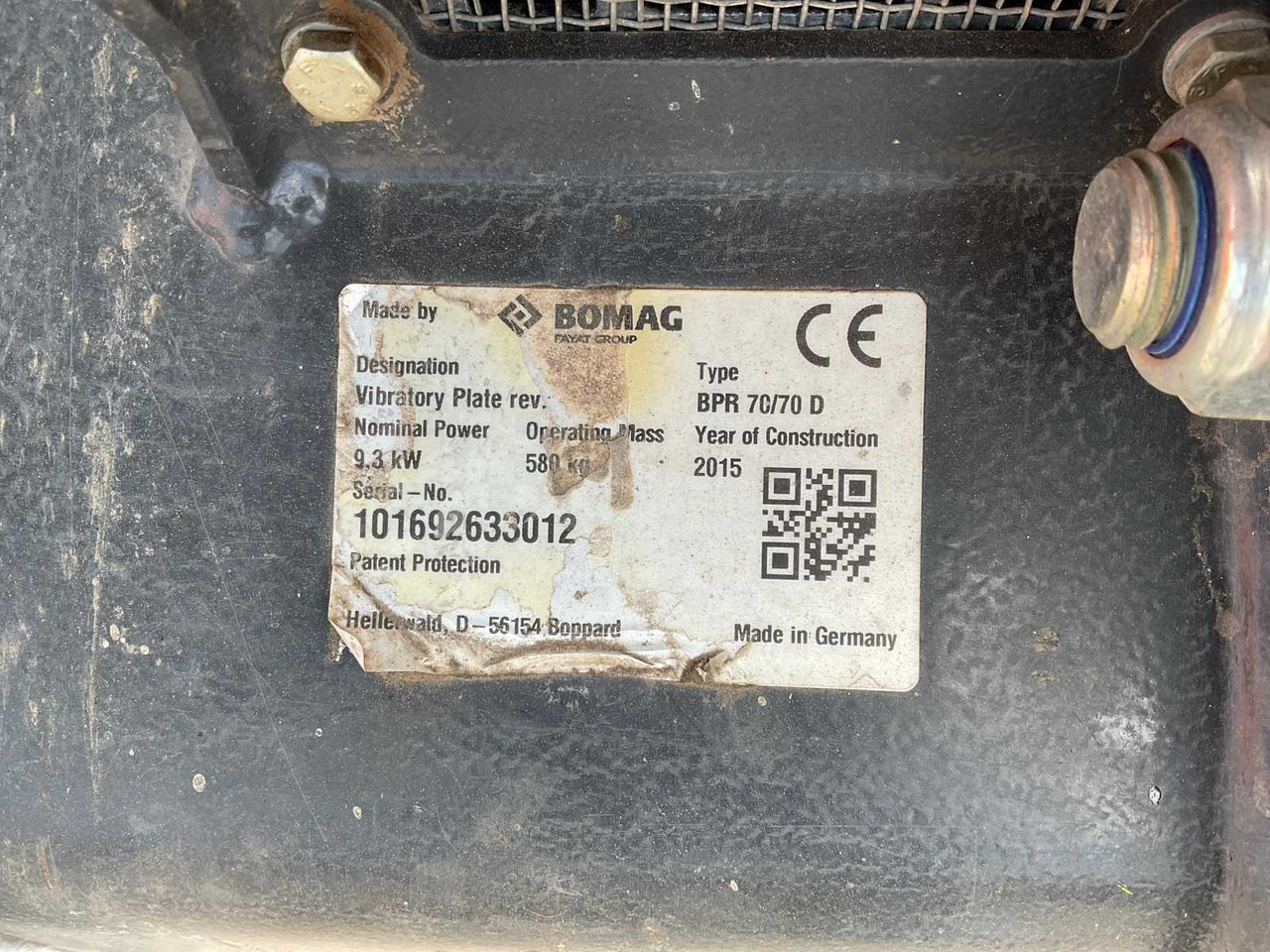 Bomag BPR 60/65 D/E - Vibratory plate: picture 5 Bomag BPR 60/65 D/E - Vibratory plate: picture 5