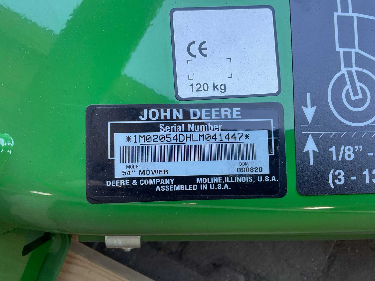 John Deere 54” - Flail mower/ Mulcher: picture 3 John Deere 54” - Flail mower/ Mulcher: picture 3