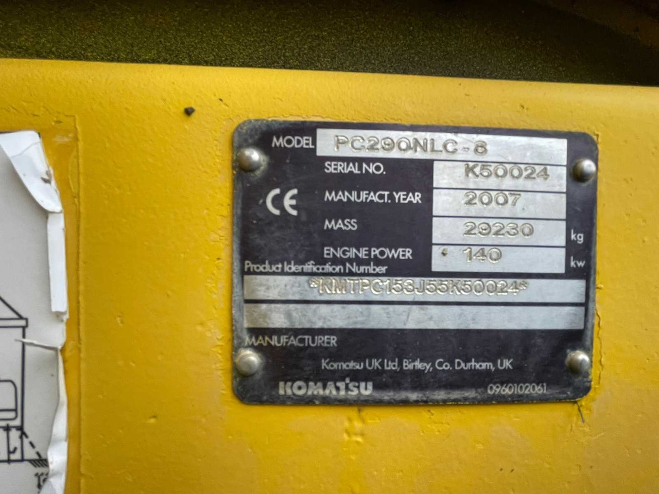 Komatsu PC290NLC - Crawler excavator: picture 3 Komatsu PC290NLC - Crawler excavator: picture 3