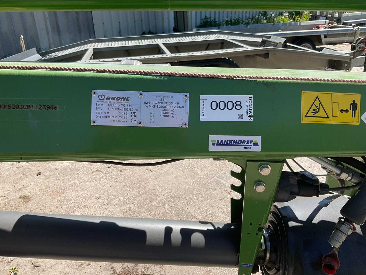Krone KS203C1-Swadro TC 760 - Farm trailer: picture 5 Krone KS203C1-Swadro TC 760 - Farm trailer: picture 5