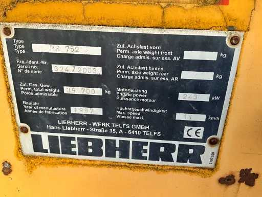 Bulldozer Liebherr PR752: picture 22