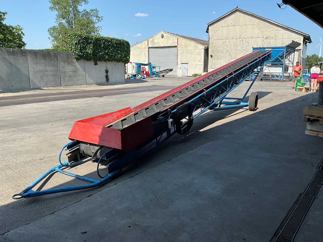 Mobile conveyor belt - toggle clamp - Belt conveyor: picture 3 Mobile conveyor belt - toggle clamp - Belt conveyor: picture 3