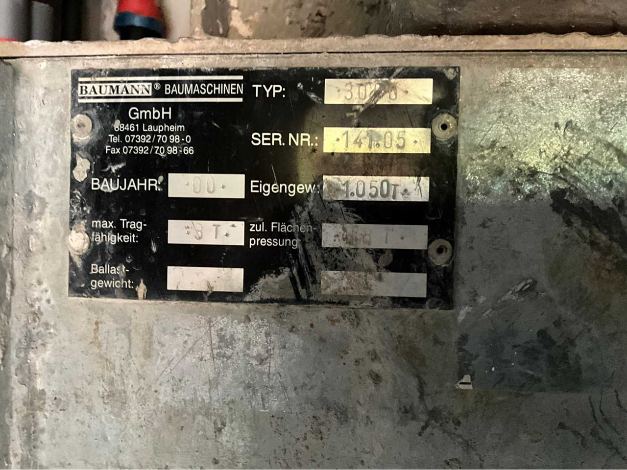 Baumann Typ 3000 - Other machinery: picture 4 Baumann Typ 3000 - Other machinery: picture 4