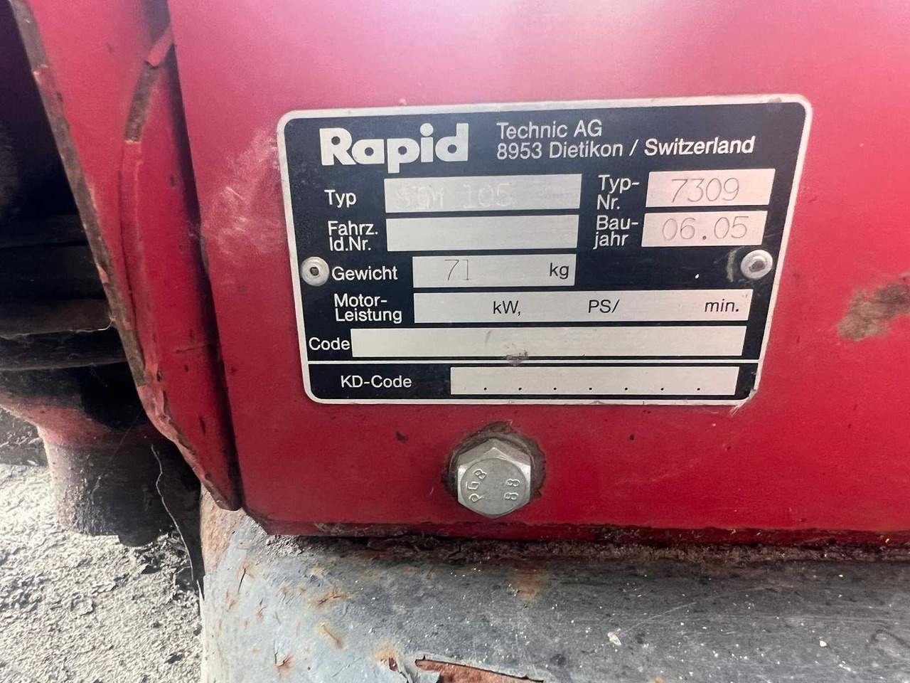 RAPID 7309 - Fertilizing equipment: picture 5 RAPID 7309 - Fertilizing equipment: picture 5