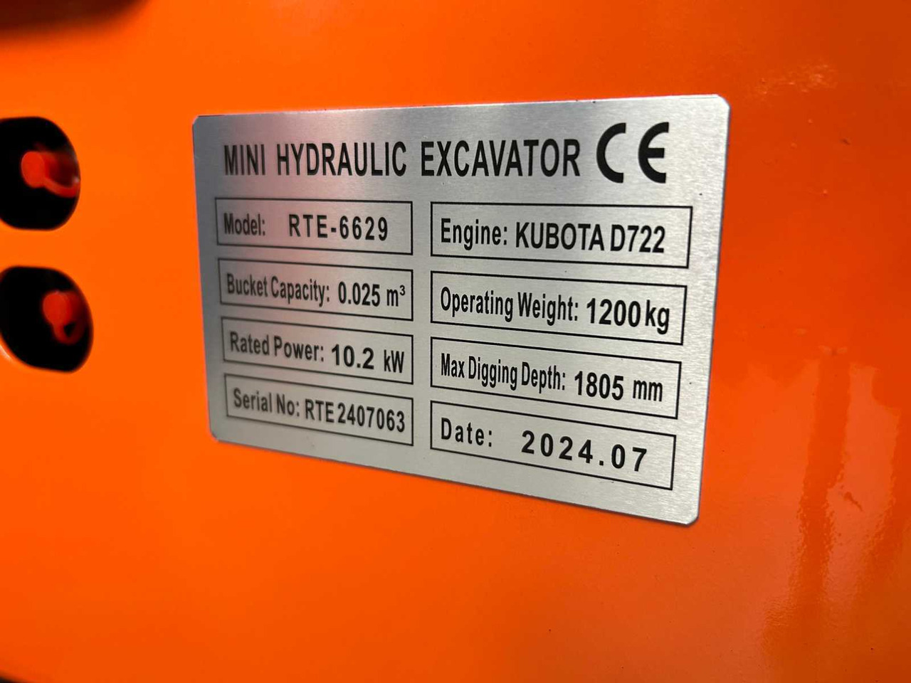 Mini excavator RTE 12-6: picture 31