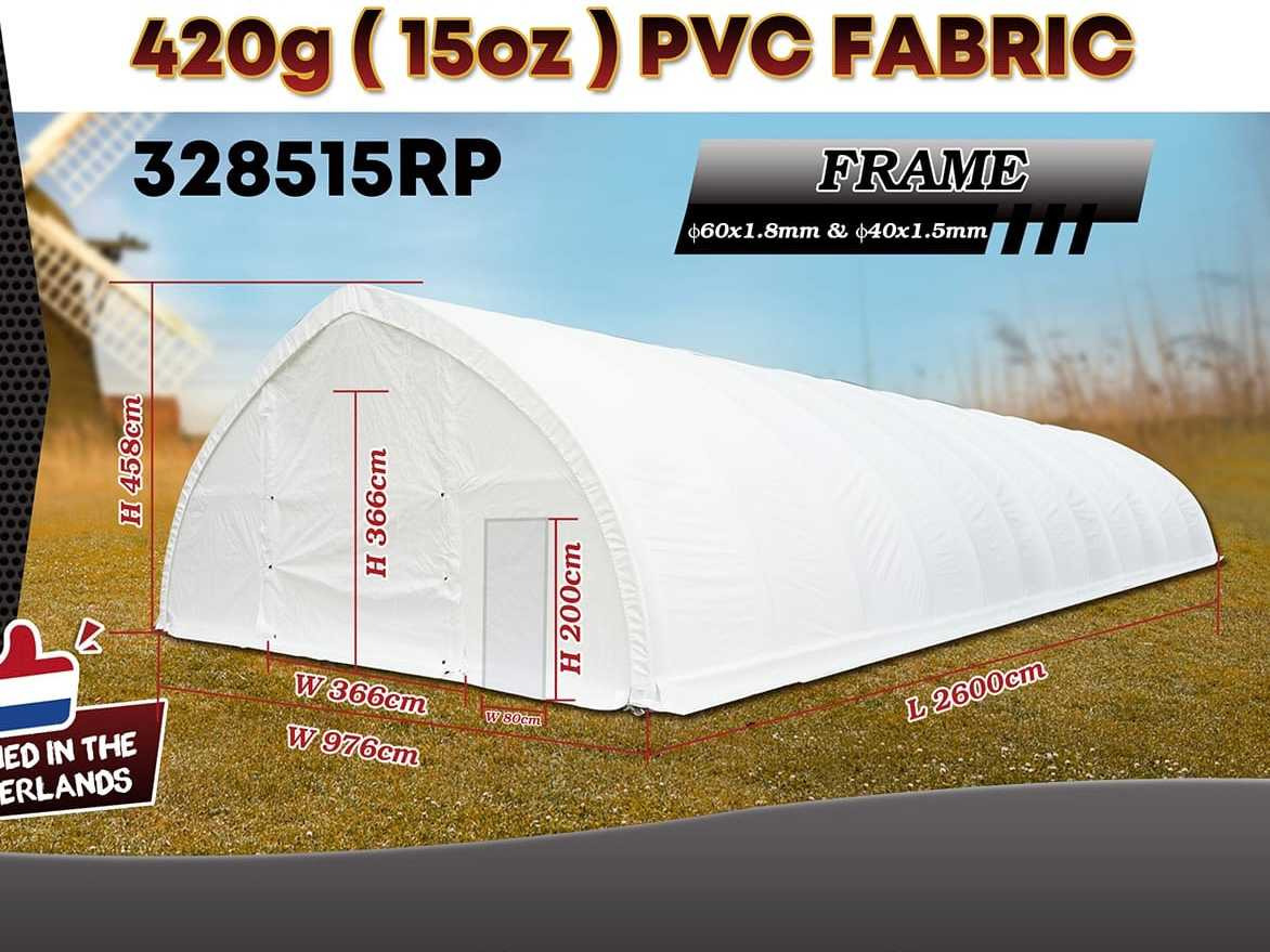 Rhino-Cross-Shelter 328515RP - 26x9,76x4,58 m - Storage tank: picture 2 Rhino-Cross-Shelter 328515RP - 26x9,76x4,58 m - Storage tank: picture 2