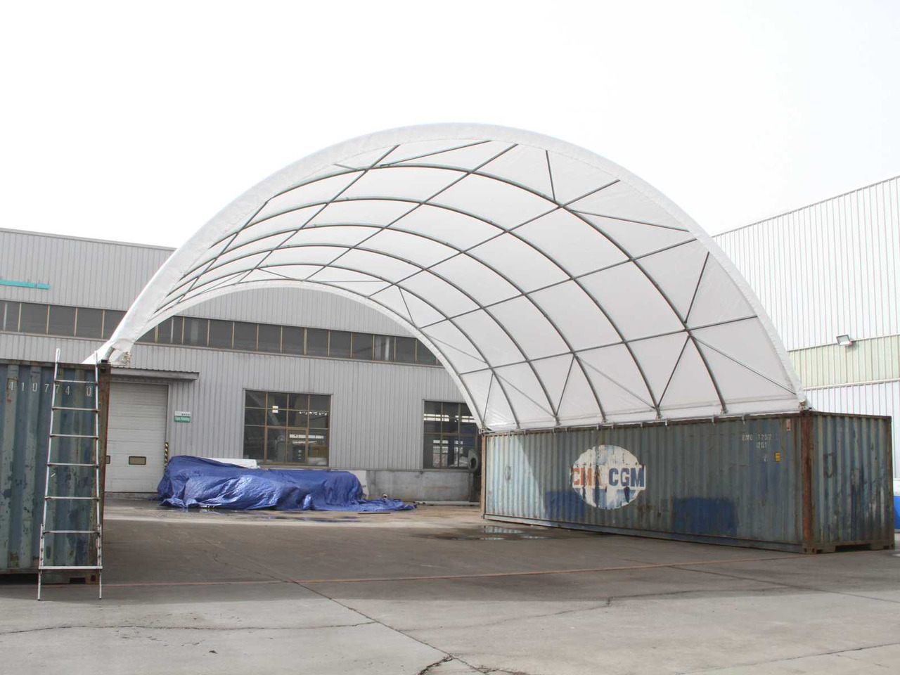 Rhino-Cross-Shelter C4040 - 12x12x4,5 m - Storage tank: picture 1 Rhino-Cross-Shelter C4040 - 12x12x4,5 m - Storage tank: picture 1