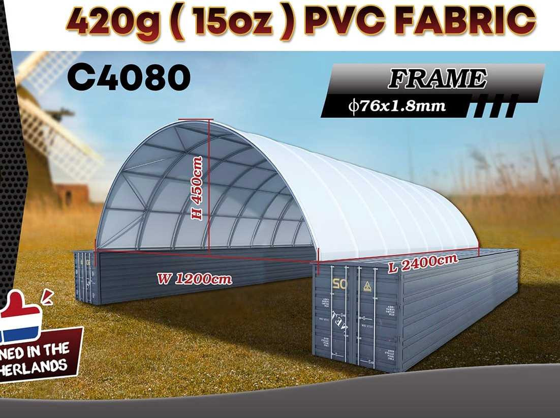 Rhino-Cross-Shelter C4080 - 24x12x4,5 m - Storage tank: picture 2 Rhino-Cross-Shelter C4080 - 24x12x4,5 m - Storage tank: picture 2