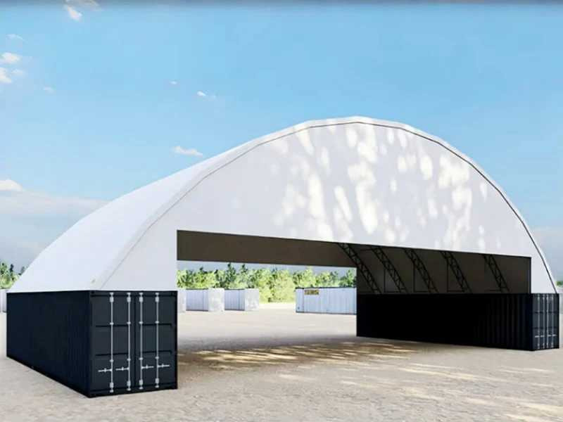 Rhino-Cross-Shelter C604015S - 12x18x4,5 m - Storage tank: picture 3 Rhino-Cross-Shelter C604015S - 12x18x4,5 m - Storage tank: picture 3