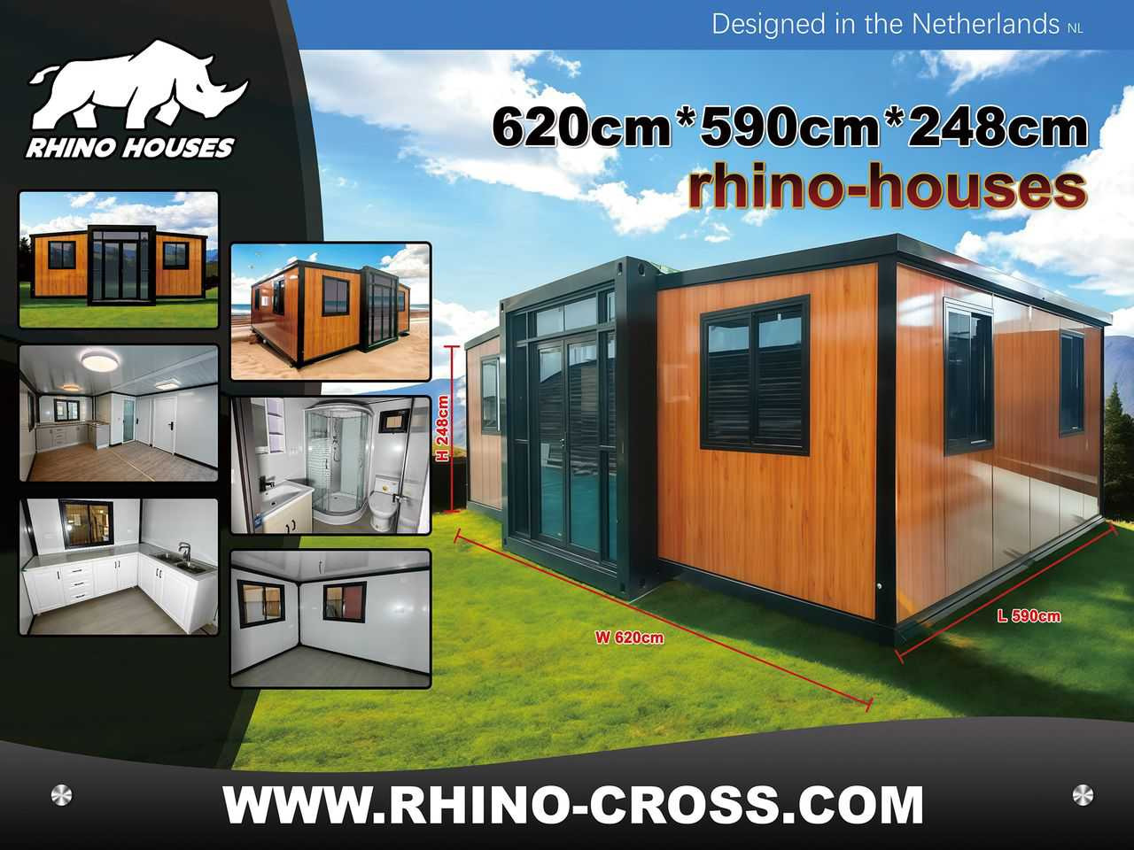 Rhino Houses 36,5 m2 - Construction container: picture 2 Rhino Houses 36,5 m2 - Construction container: picture 2