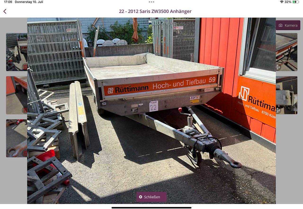 Saris ZW3500 - Farm trailer: picture 1 Saris ZW3500 - Farm trailer: picture 1