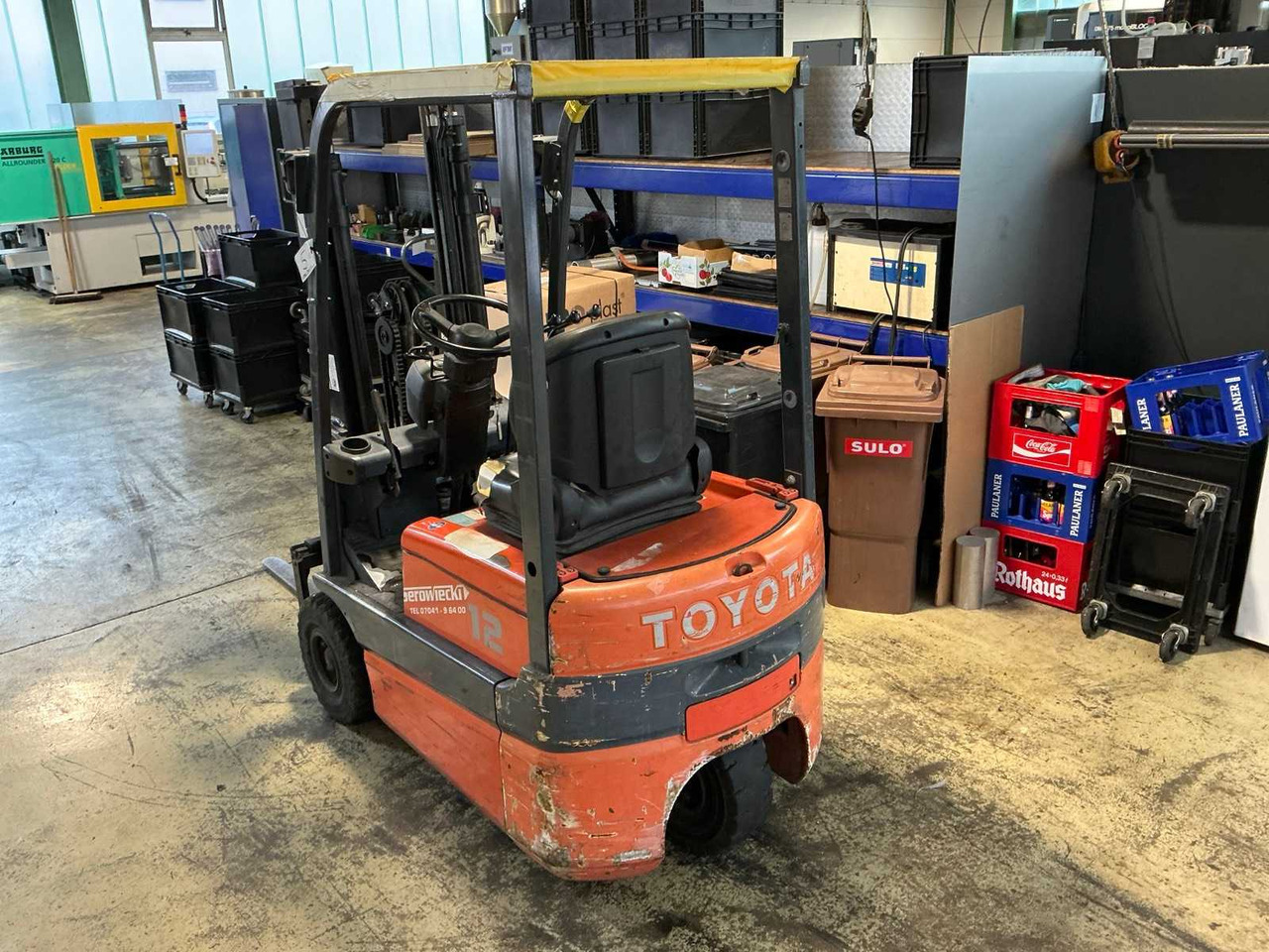 TOYOTA FBESF12 ELECTRIC FORKLIFT (2005) - Forklift: picture 3 TOYOTA FBESF12 ELECTRIC FORKLIFT (2005) - Forklift: picture 3