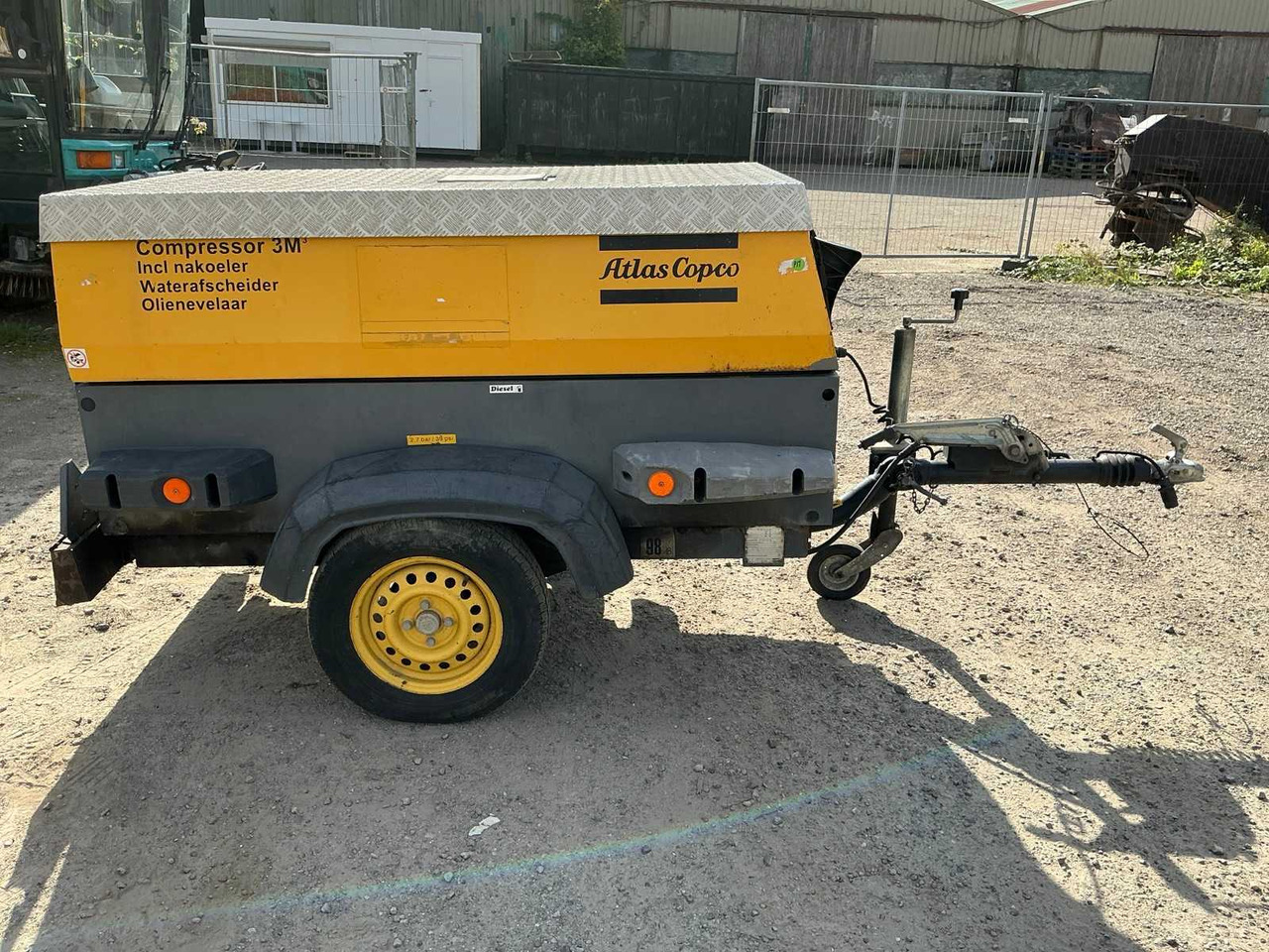 2007 ATLAS COPCO XAS5700 MOBILE COMPRESSOR - Trailer: picture 4 2007 ATLAS COPCO XAS5700 MOBILE COMPRESSOR - Trailer: picture 4
