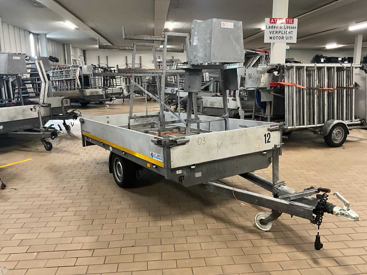 2021 EDUARD P3 SCAFFOLDING TRAILER, 87-WBL-5 - Trailer: picture 3 2021 EDUARD P3 SCAFFOLDING TRAILER, 87-WBL-5 - Trailer: picture 3