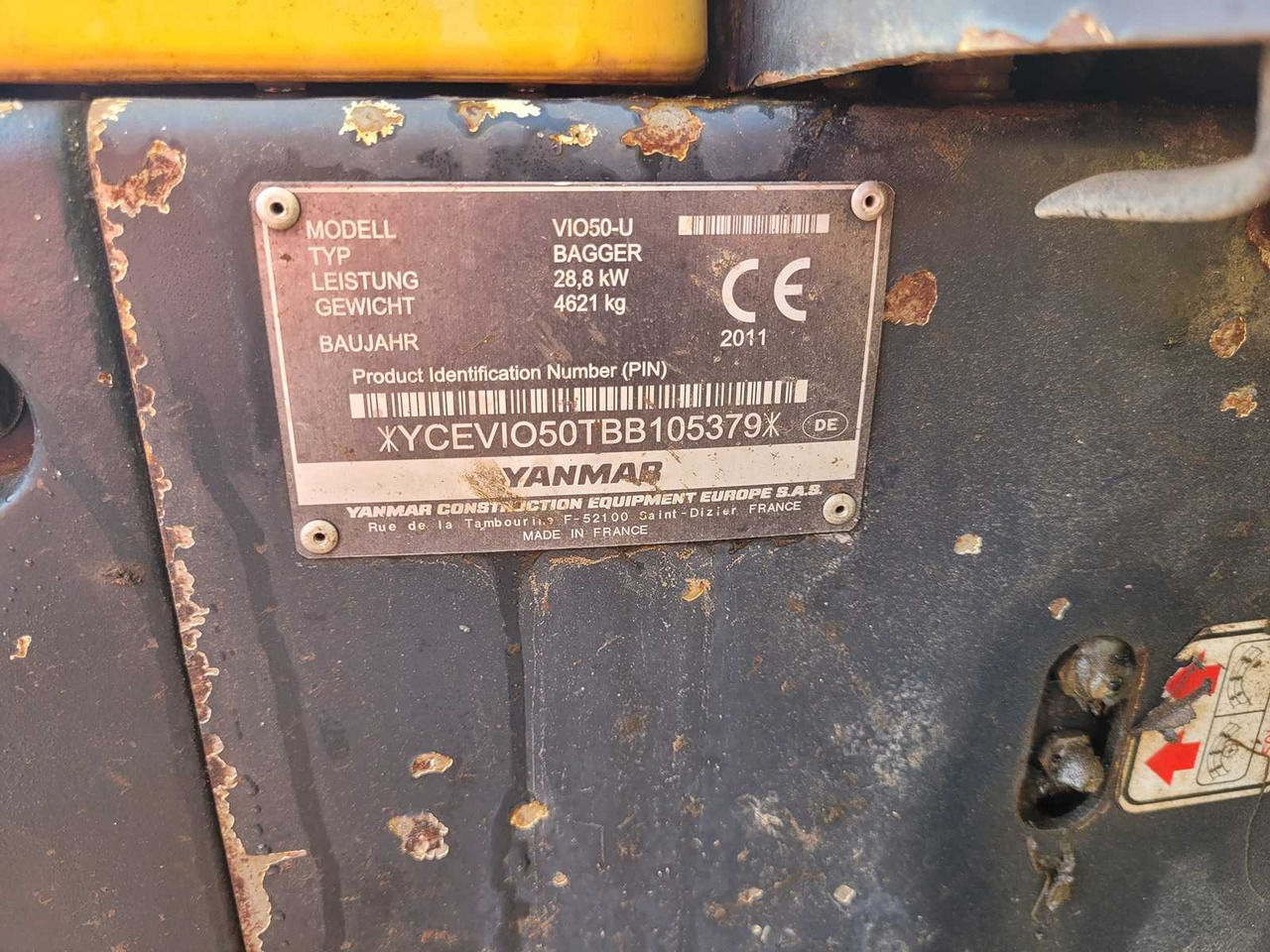 YANMAR VIO 50-U - Crawler excavator: picture 5 YANMAR VIO 50-U - Crawler excavator: picture 5
