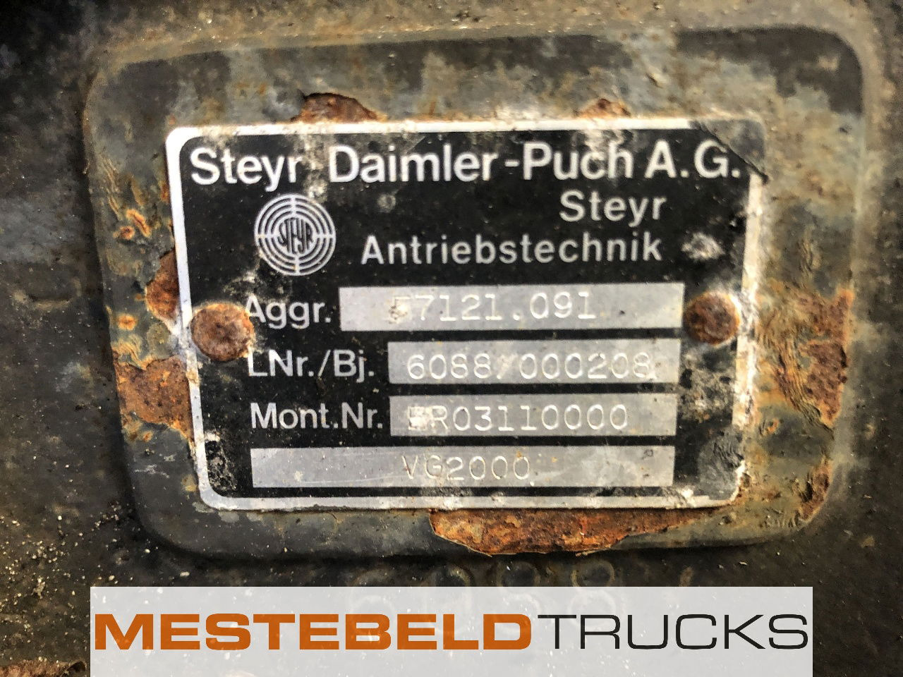 Terberg Tussenbak VG 2000 Compact - Gearbox and parts for Truck: picture 5 Terberg Tussenbak VG 2000 Compact - Gearbox and parts for Truck: picture 5