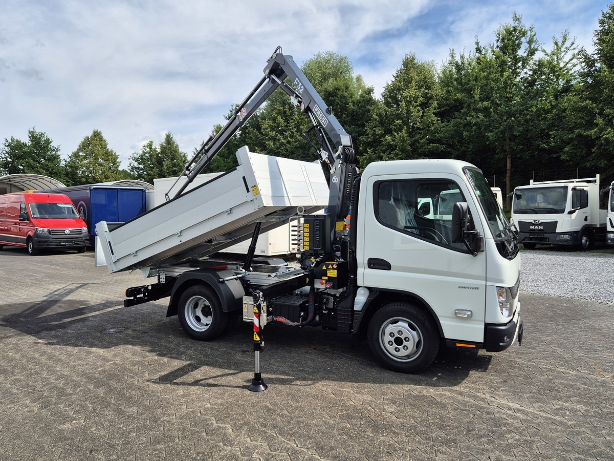 FUSO 3S15 Alukipper mit Ladekran Funk 3 x hydr. - Tipper van: picture 3 FUSO 3S15 Alukipper mit Ladekran Funk 3 x hydr. - Tipper van: picture 3