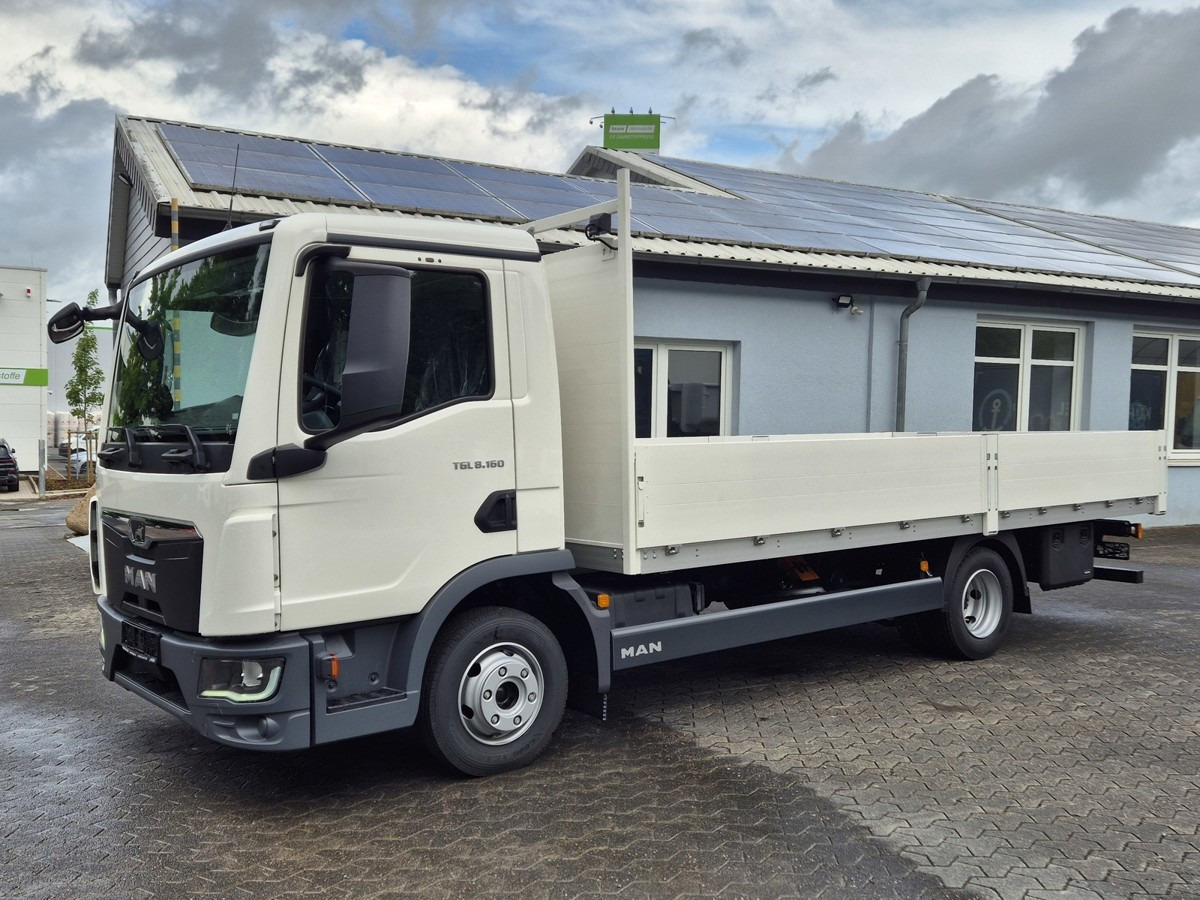 MAN TGL 8.160 BL NEU Alu Pritsche 5.5m - Flatbed van: picture 1 MAN TGL 8.160 BL NEU Alu Pritsche 5.5m - Flatbed van: picture 1