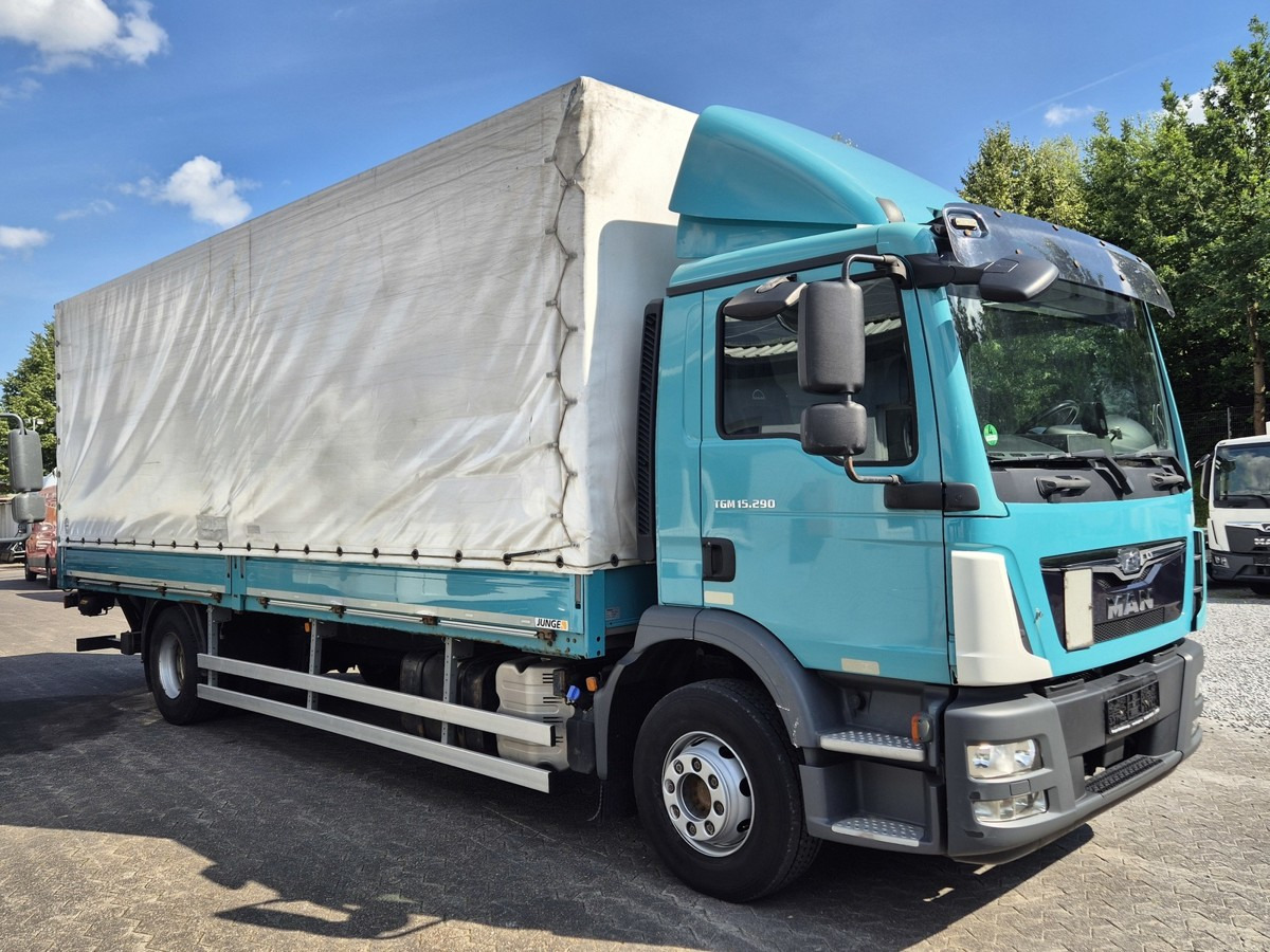 MAN TGM 15.290 BL Pritsche Plane LBW - Curtainsider truck: picture 2 MAN TGM 15.290 BL Pritsche Plane LBW - Curtainsider truck: picture 2