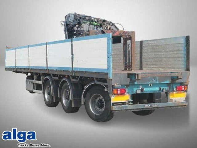 Floor FLO-17-30K1, Rollkran Kennis, Hatz-Motor,Gelenkt - Dropside/ Flatbed semi-trailer: picture 1 Floor FLO-17-30K1, Rollkran Kennis, Hatz-Motor,Gelenkt - Dropside/ Flatbed semi-trailer: picture 1
