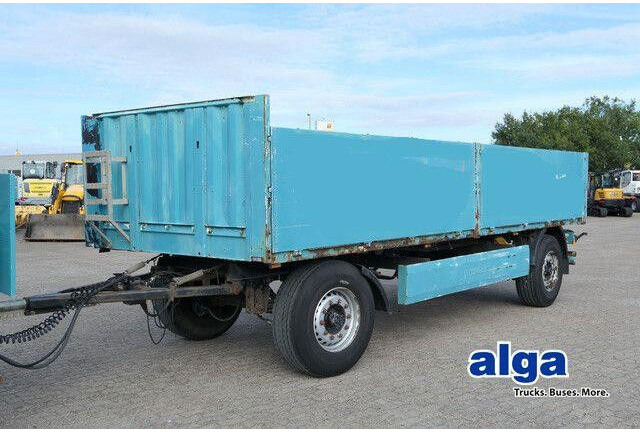 Krone AZP 18, Baustoff, BPW, 7.200mm lang, Scheibe - Dropside/ Flatbed trailer: picture 1 Krone AZP 18, Baustoff, BPW, 7.200mm lang, Scheibe - Dropside/ Flatbed trailer: picture 1