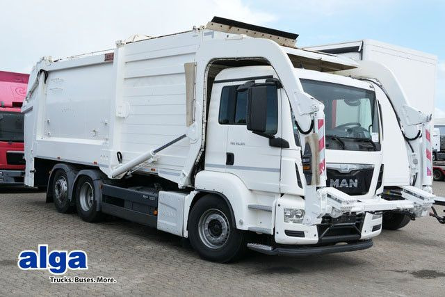 MAN 26.320 TGS BL 6x2, Überkopflader/Frontlader, AC MAN 26.320 TGS BL 6x2, Überkopflader/Frontlader, AC - Garbage truck: picture 1 MAN 26.320 TGS BL 6x2, Überkopflader/Frontlader, AC MAN 26.320 TGS BL 6x2, Überkopflader/Frontlader, AC - Garbage truck: picture 1