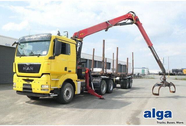 MAN 26.540 TGX 6x4, Kombizug, Huttner LNZK 20 - Timber truck: picture 1 MAN 26.540 TGX 6x4, Kombizug, Huttner LNZK 20 - Timber truck: picture 1