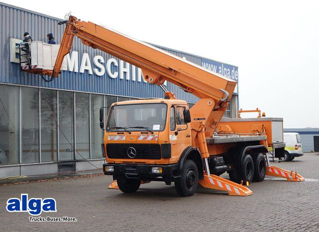 Mercedes-Benz 2222 6x4, Ruthmann, 28m. 3. Sitz - Truck mounted aerial platform: picture 1 Mercedes-Benz 2222 6x4, Ruthmann, 28m. 3. Sitz - Truck mounted aerial platform: picture 1