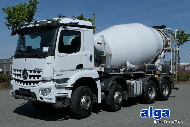 Mercedes-Benz 3240 B Arocs 8x4, Liebherr THM 905, 9m³, 79tkm - Concrete mixer truck: picture 1 Mercedes-Benz 3240 B Arocs 8x4, Liebherr THM 905, 9m³, 79tkm - Concrete mixer truck: picture 1