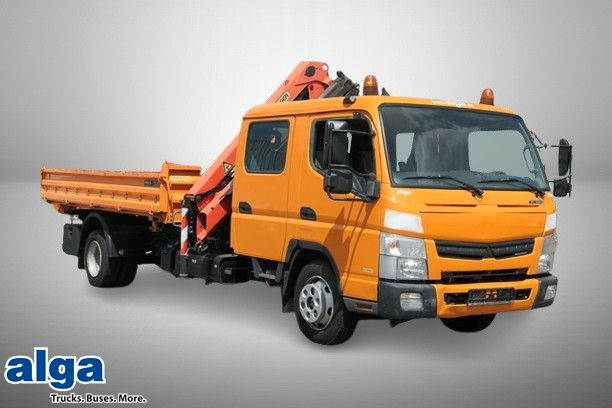 Mitsubishi Fuso Canter 7C18D, Palfinger PK 7001-KA, DOKA - Tipper van, Combi van: picture 1 Mitsubishi Fuso Canter 7C18D, Palfinger PK 7001-KA, DOKA - Tipper van, Combi van: picture 1