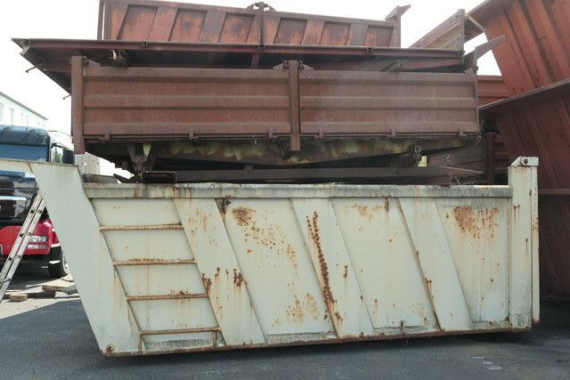 Stahl- Hinterkippmulde ca. 17 cbm, Hilfsrahmen - Tipper body: picture 2 Stahl- Hinterkippmulde ca. 17 cbm, Hilfsrahmen - Tipper body: picture 2