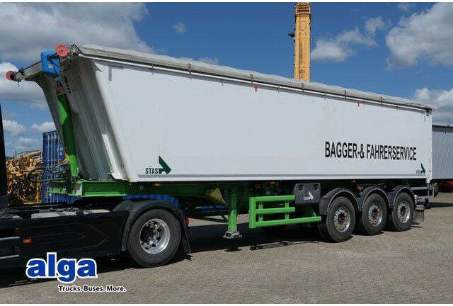 Stas S300CX, Alu, 46m³, Cramaro, SAF, Lenkachse! - Tipper semi-trailer: picture 1 Stas S300CX, Alu, 46m³, Cramaro, SAF, Lenkachse! - Tipper semi-trailer: picture 1