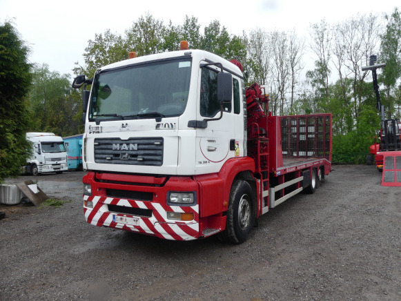 Camion porte engin avec grue MAN SH 26 FNLC (TG310A) (2001-598.228 km) (WMAH17ZZZ1M330134) - Tow truck: picture 1 Camion porte engin avec grue MAN SH 26 FNLC (TG310A) (2001-598.228 km) (WMAH17ZZZ1M330134) - Tow truck: picture 1