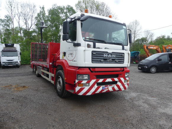Camion porte engin avec grue MAN SH 26 FNLC (TG310A) (2001-598.228 km) (WMAH17ZZZ1M330134) - Tow truck: picture 2 Camion porte engin avec grue MAN SH 26 FNLC (TG310A) (2001-598.228 km) (WMAH17ZZZ1M330134) - Tow truck: picture 2